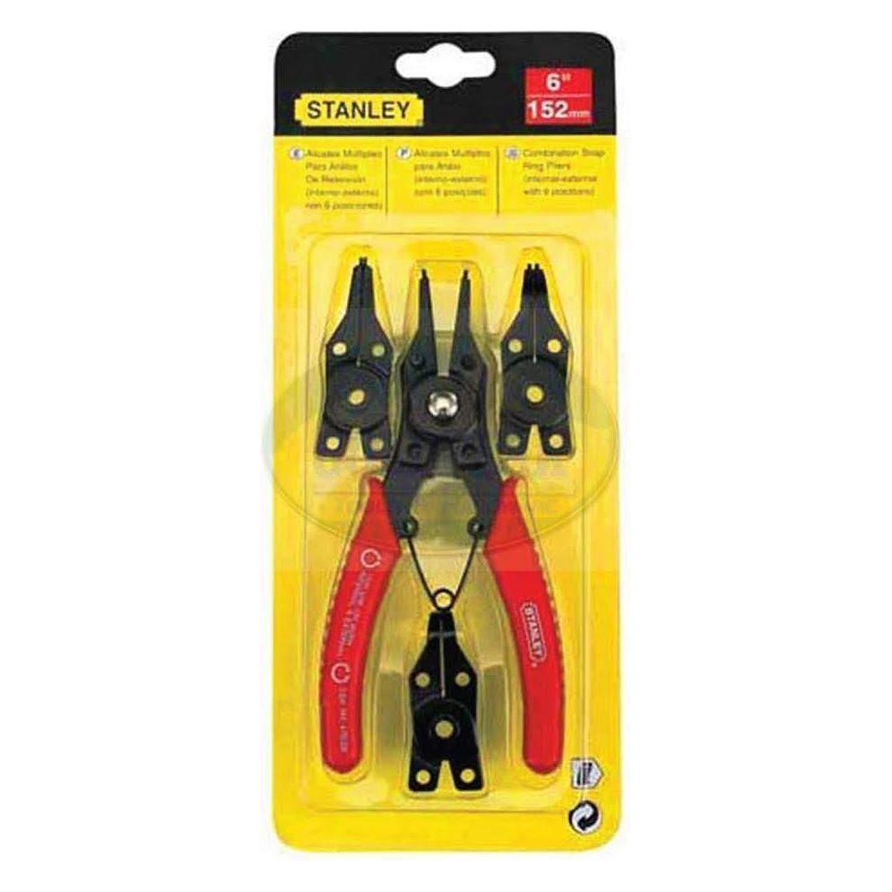 Stanley Combination Snap Ring Pliers / Circlip Pliers - Goldpeak Tools PH Stanley Stanley Combination Snap Ring Pliers / Circlip Pliers - Goldpeak Tools PH Stanley